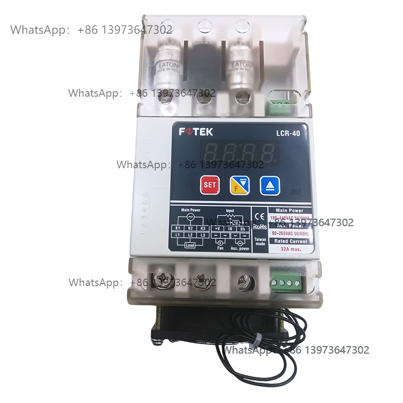 Heatsink - -40 โซลิดสเตตรีเลย์ ตัวควบคุมกำลังไฟสามเฟสพร้อมระบบระบายความร้อนที่ได้รับการปรับปรุง รองรับแรงดันไฟกระชากสูง