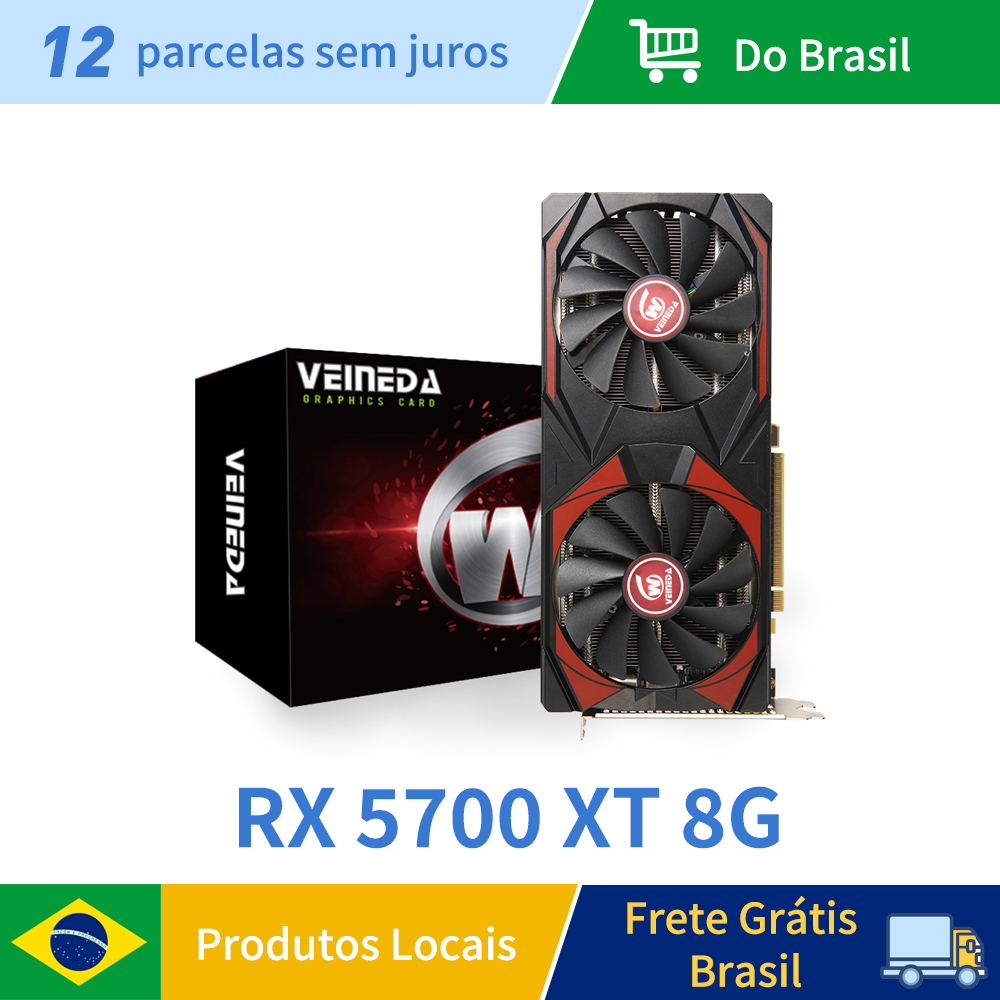 Cpu Fan - Veineda กราฟิกการ์ด RX 5700XT 8GB GPU