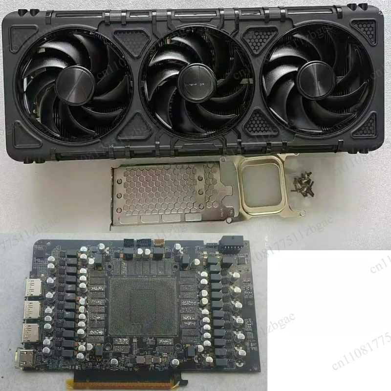 Heatsink - ใช้งานร่วมกับพัดลมระบายความร้อนฮีทซิงค์สำหรับการ์ดจอ RTX5090 Phantom Series หรืออะไหล่ซ่อมแซมแผงวงจร PCB