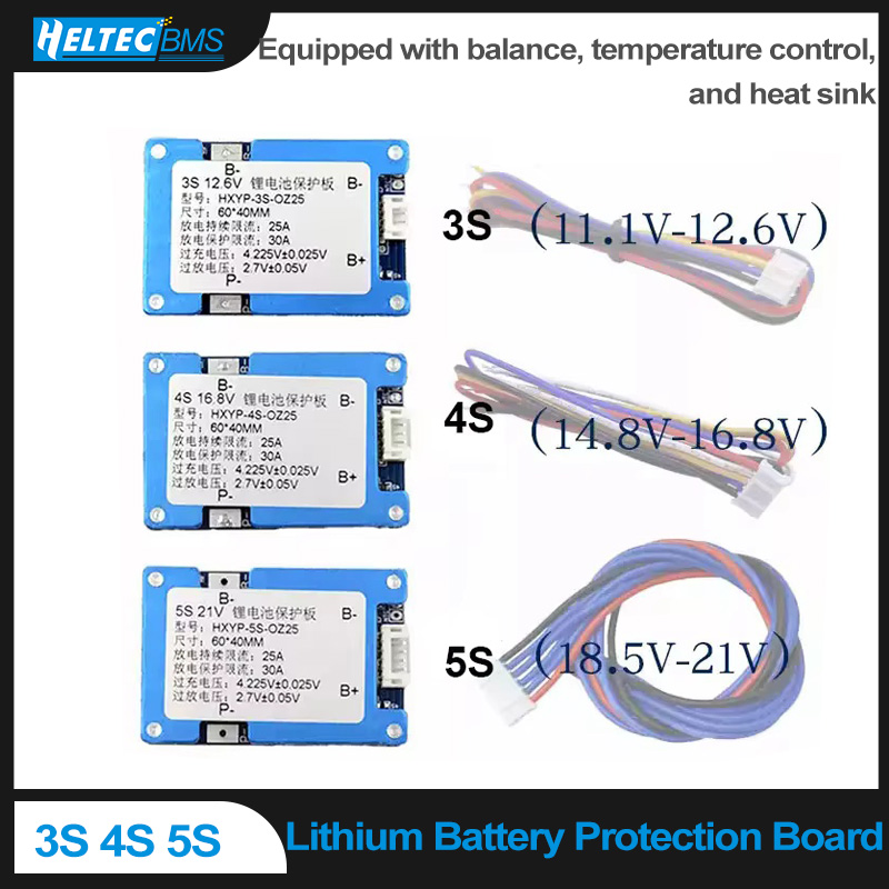 Heatsink - 3S 4S 5S 25A BMS 18650