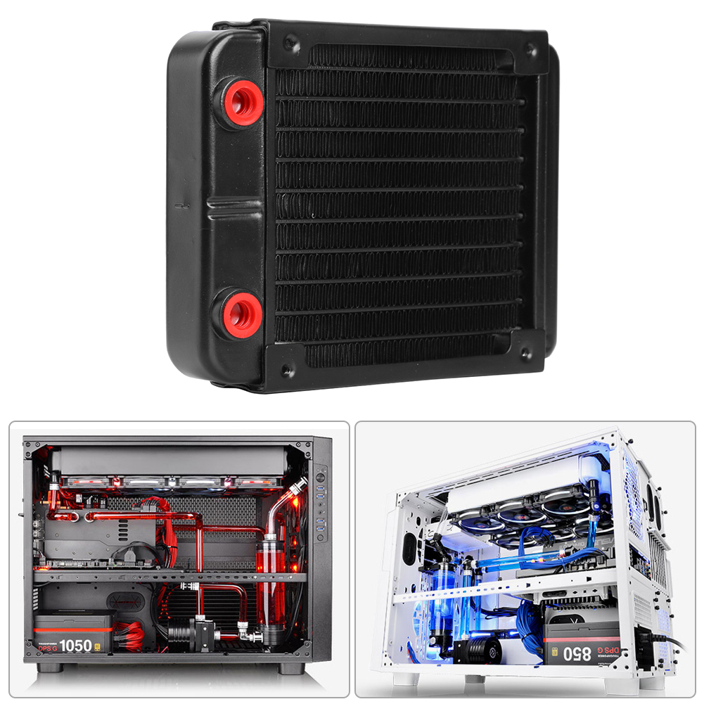Aio Liquid Cooler - หม้อน้ำระบายความร้อนด้วยน้ำขนาด 120 มม. เกลียว G1/4 อะลูมิเนียม