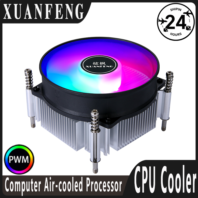 Air Cooler Cpu - XUANFENG คอมพิวเตอร์ X79 X99 โปรเซสเซอร์คูลเลอร์คอปเปอร์คอร์/แกนอะลูมิเนียมพัดลม CPU