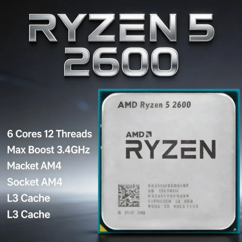 ซีพียู AMD Ryzen 5 2600 AM4 รา - Cpu Fan บทวิจารณ์และราคา