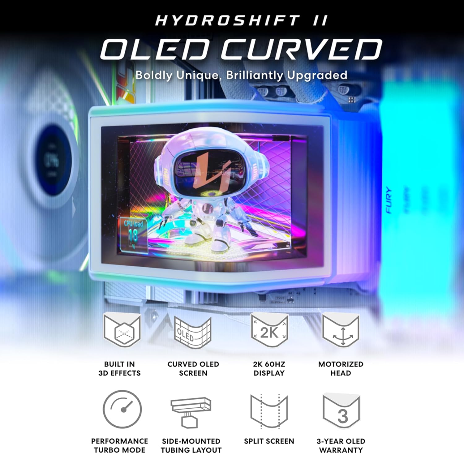 Lian Li Hydroshift II OLED Cur - Aio Liquid Cooler บทวิจารณ์และราคา