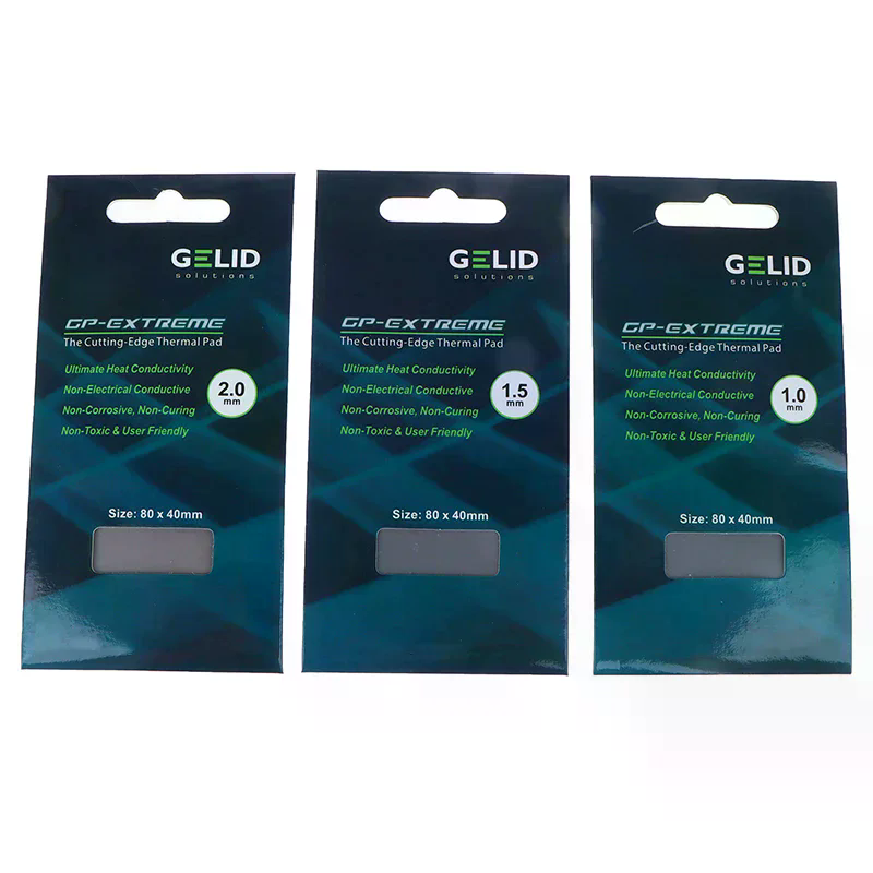 แผ่นซิลิโคนระบายความร้อน Gelid - Thermal Paste บทวิจารณ์และราคา