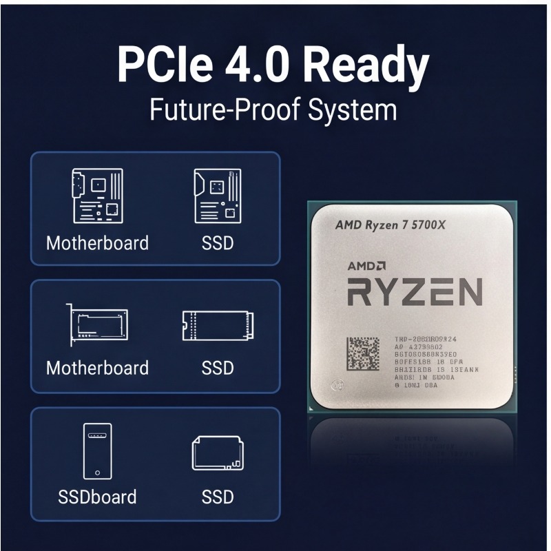 โปรเซสเซอร์ AMD Ryzen 7 5700X  - Cpu Fan บทวิจารณ์และราคา