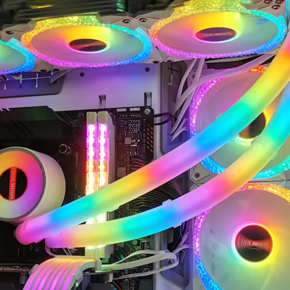 ปลอกหุ้มไฟ LED Neon Tube ARGB  - Aio Liquid Cooler บทวิจารณ์และราคา
