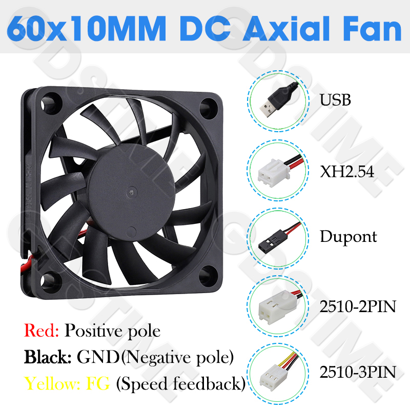 พัดลม GDSTIME ขนาด 60 มม. 24V  - Gpu Cooler บทวิจารณ์และราคา