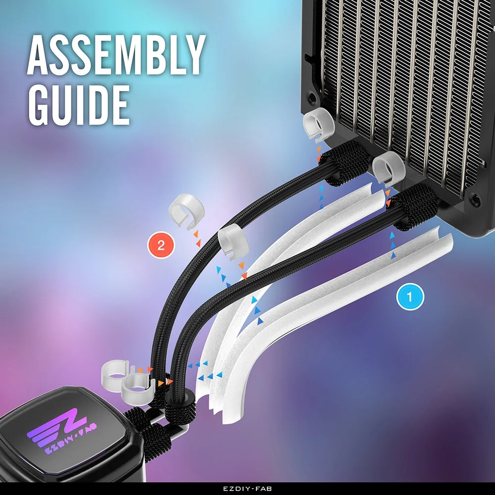 EZDIY ARGB Light Strip For12MM - Aio Liquid Cooler บทวิจารณ์และราคา