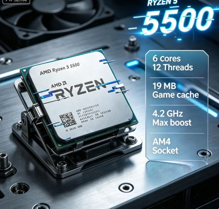 AMD Ryzen 5 5500 Studio Multi  - Cpu Cooler บทวิจารณ์และราคา