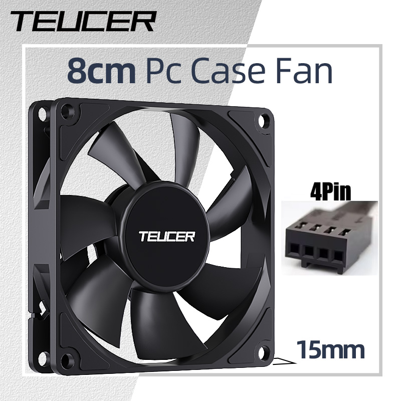 Teucer UT-8015 8 ซม.พัดลมแชสซี - Gpu Cooler บทวิจารณ์และราคา