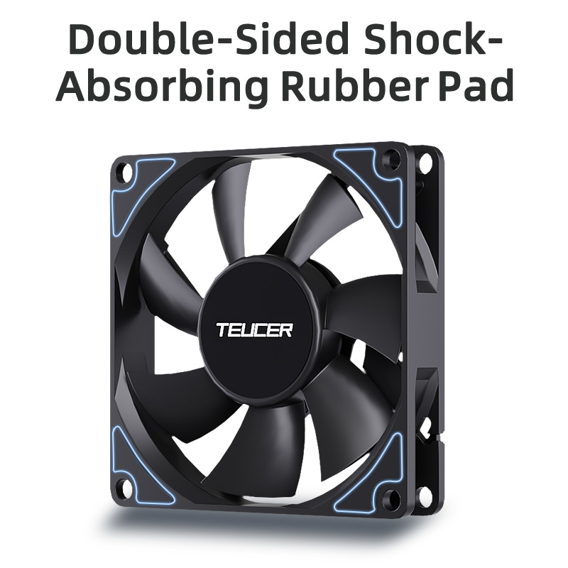 Teucer UT-8015 8 ซม.พัดลมแชสซี - Gpu Cooler บทวิจารณ์และราคา