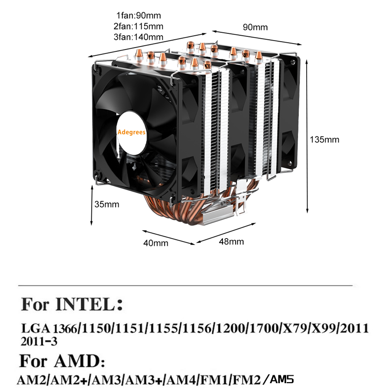 ชุดระบายความร้อนด้วยอากาศสำหรั - Cpu Heatsink บทวิจารณ์และราคา